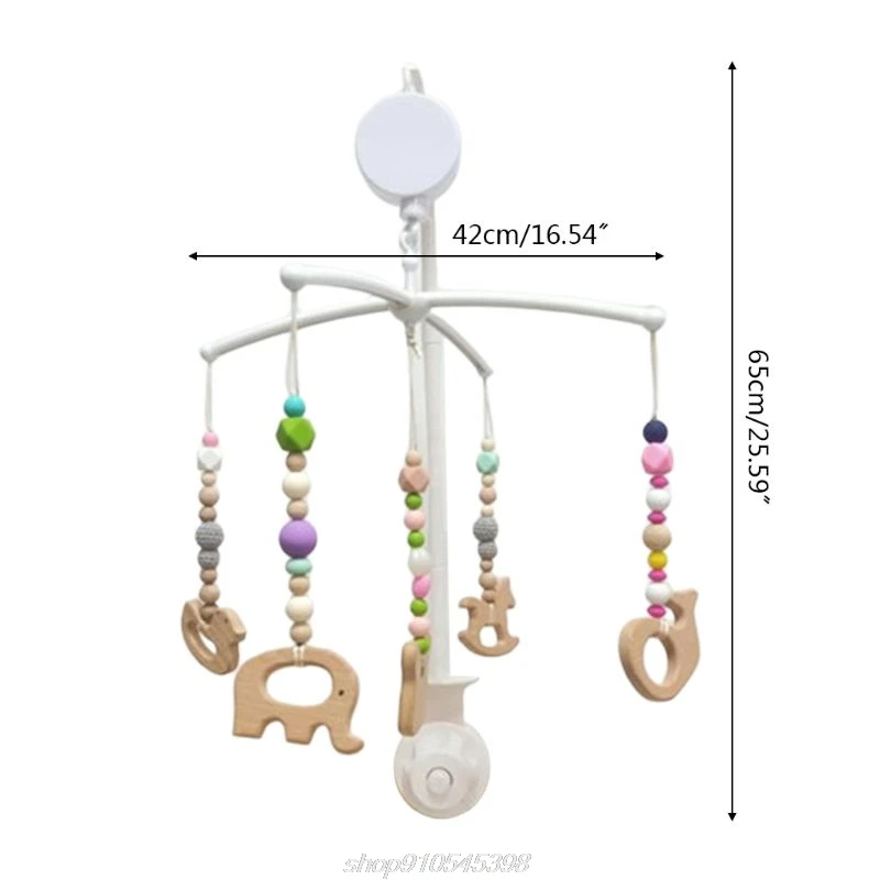 Baby Crib Musical Mobile Rattle Plush Pendant Bed Wind Chimes Toy Kids Room Hanging Decoration 21 Dropshipping