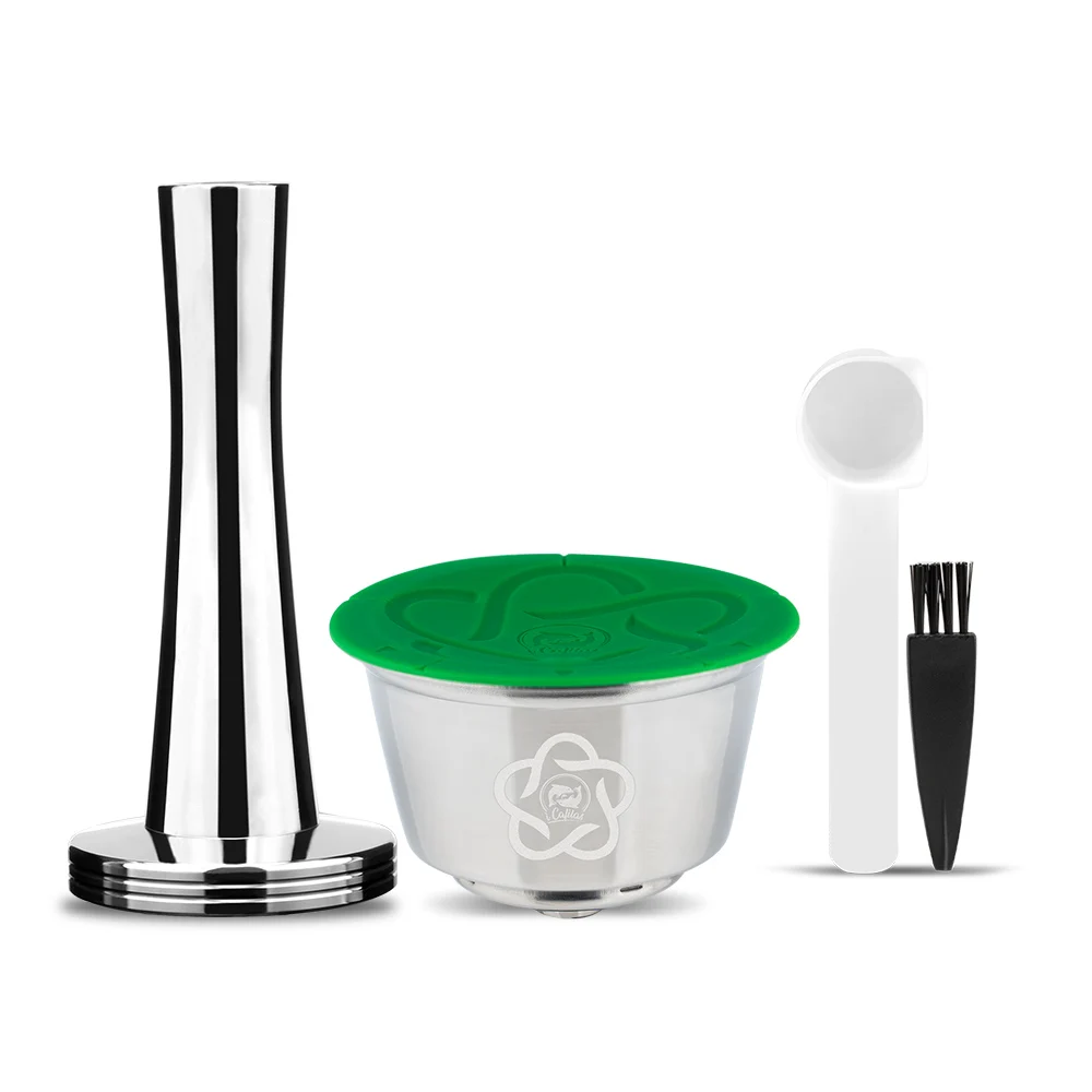 Kaffeekapsel für Dolce Gusto Mini Me wiederverwendbare Kaffeekapsel Piccolo XS Pods Edelstahl Crema Filter icafilas