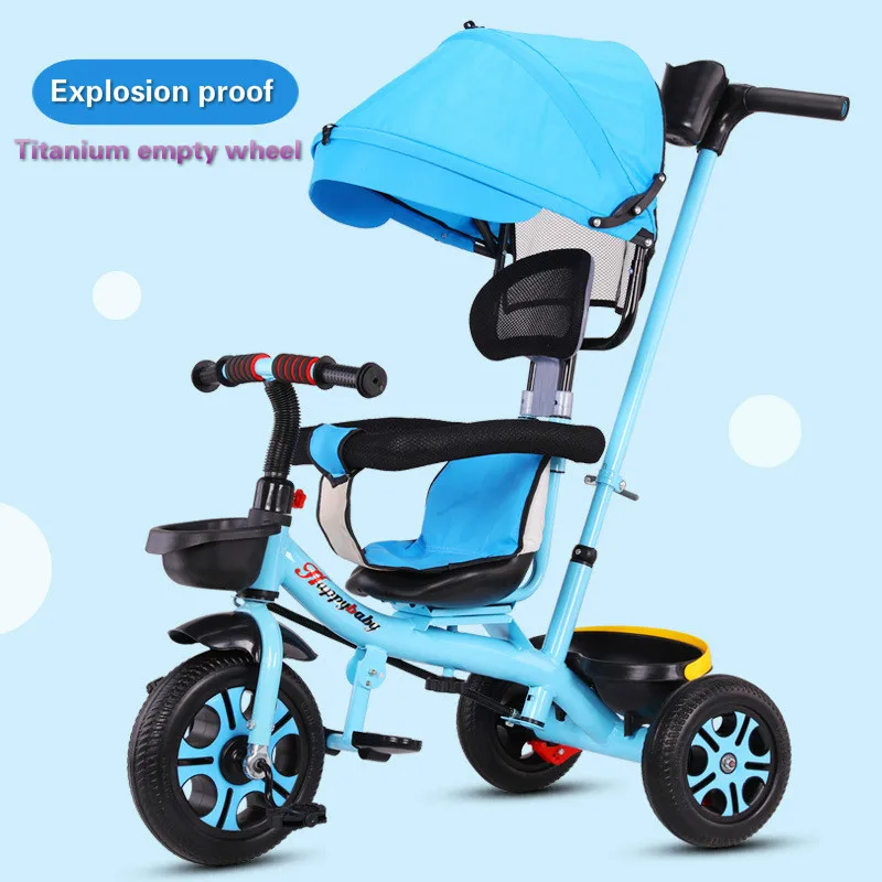 Baby Tricycle 0-6 Years Old Multi-function Baby Rotating Seat Baby Stroller Tricycle Bicycle Children Can Ride Bicycle Trike