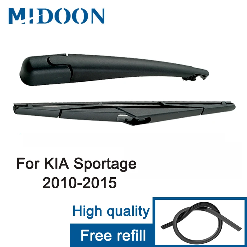 Wischer 12 "Heck wischer blatt & Arm Set Kit für Kia Sportage MK 3 Sl 2010-2015 Windschutz scheibe Heckklappe Fenster