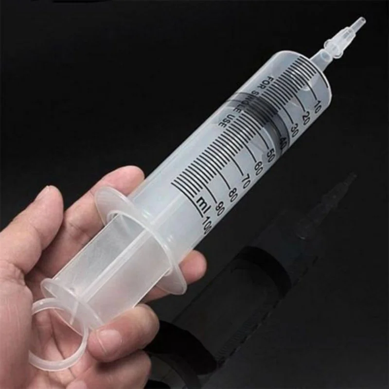 150ml Plastic Syringe Large Capacity Syringe Transparent Reusable Sterile Measuring Injection Syringe Nutrient for Pet Cat Dog