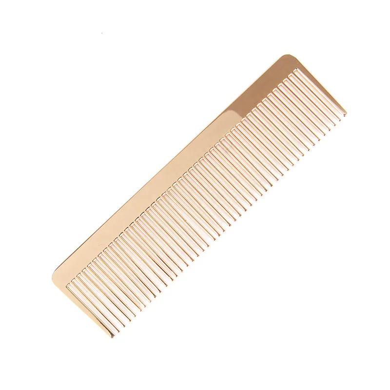 Oro pettine minimalista design in metallo pettine ins retro pettine