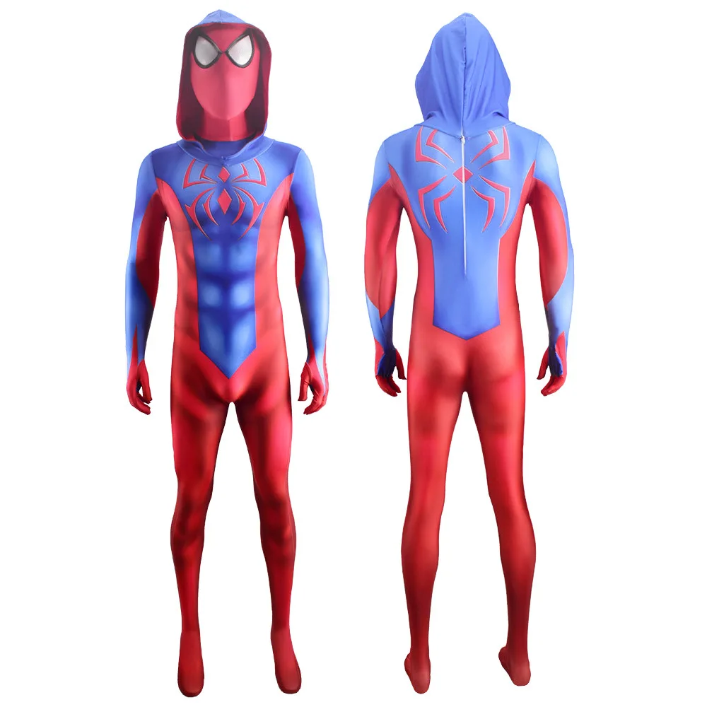 Ben Reilly Spiderman Cosplay Costume Superhero Zentai Suits SuperVerse Miles Morales Bodysuit Halloween Costume Disfrace Adult