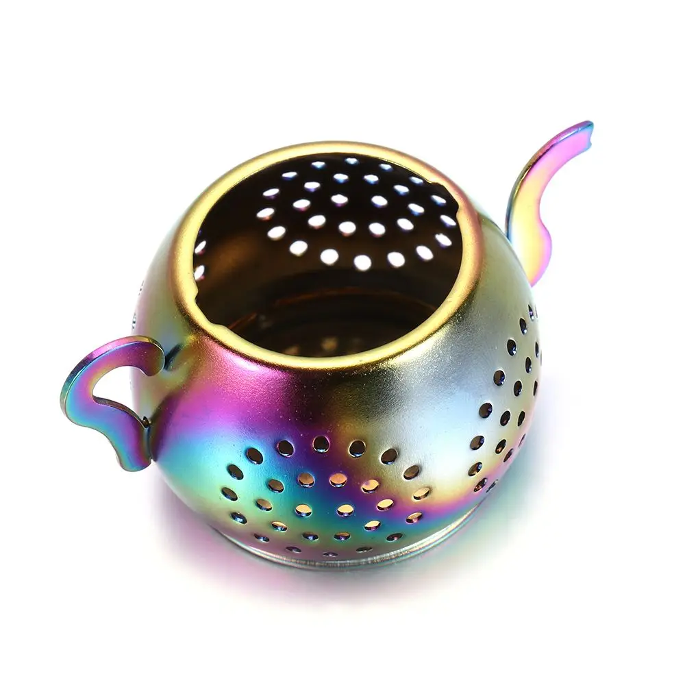 Durable Teapot Shape Stainless Steel Tea Infuser Herbal Spice Filter Diffuser Tea Strainer