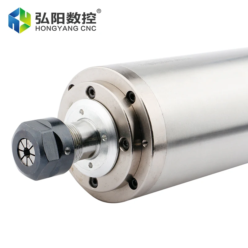 Motor de eixo hqd 2.2kw er20 cnc, motor de eixo refrigerado a água 220v 380v 4 peças de diâmetro de rolamento 85mm, roteador cnc gravura GDZ-23-1