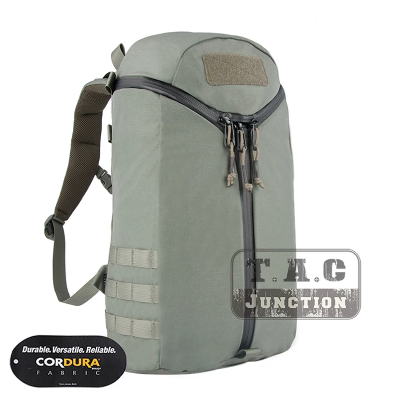 Emerson-mochila de asalto de ciudad con cremallera en forma de Y, bolso de hombro de almacenamiento EDC, apertura rápida, senderismo al aire libre, parche de bucle, FG