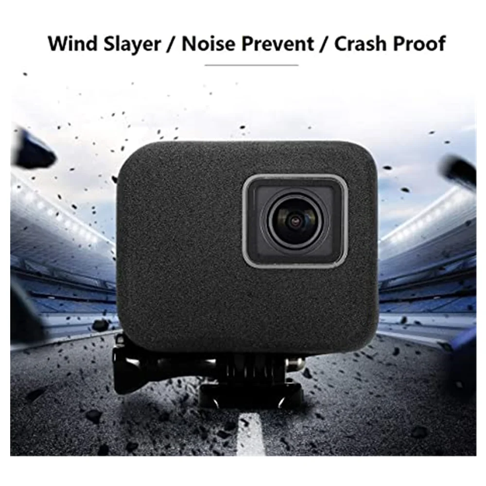 Windproof Wind Foam Noise Reduction Cover Case For Gopro Hero 7 6 5 Foam Windscreen2018 Black Camera Sponge protect