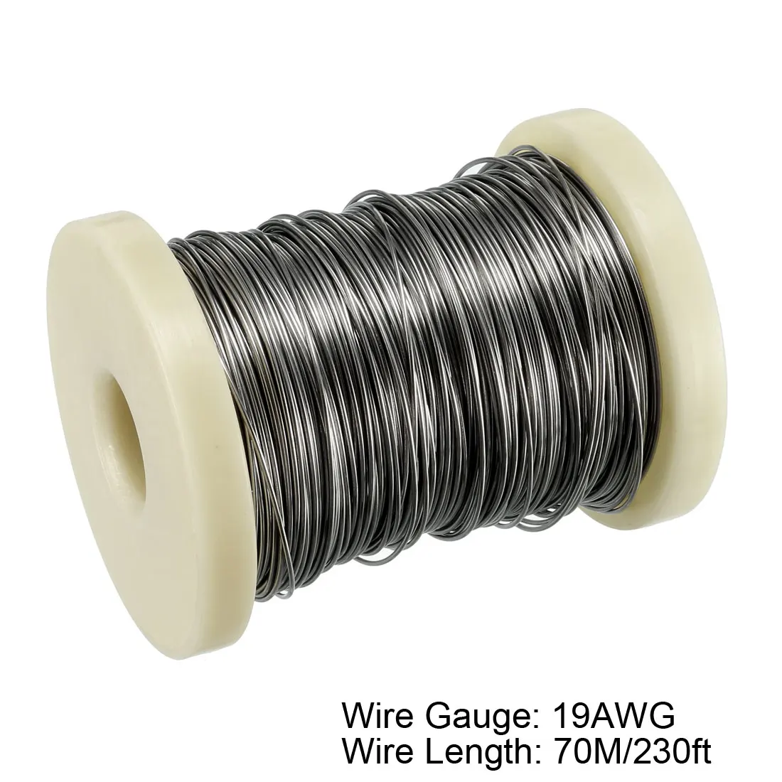 1 sztuk 0.9mm 19AWG Superfine przewód grzejny FeCrAl rezystor drut na elementy grzejne 230ft długi