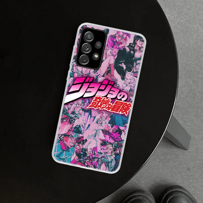 JOJO Anime Cartoon Phone Case Cover For Samsung Galaxy A14 A24 A34 A54 A04S A13 A23 A33 A53 A73 A03S A12 A22 A32 A52 A72 A02S