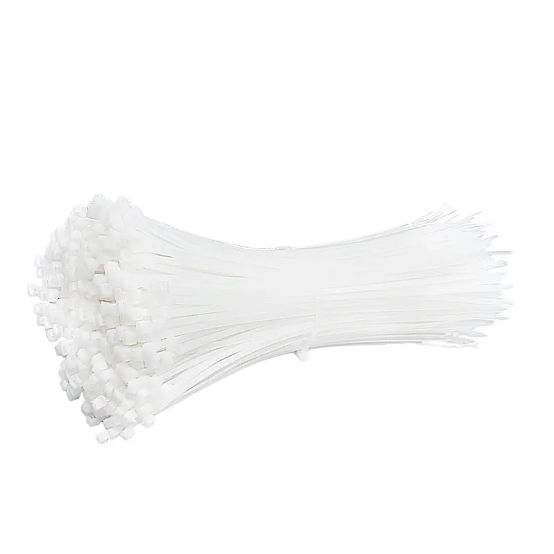 10/50PCS High Strength 3x100MM White Self-locking Nylon Cable Ties 100mm 150mm 200mm 500mm (2.6mm 1.9mm 2.8mm Width)