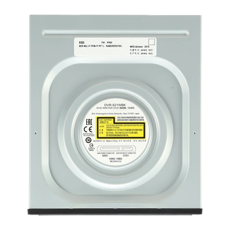 Using Pioneer desktop computer DVR-S21WBK black DVD recorder SATA built-in recorder DVD RW x24 CD-ROM drive