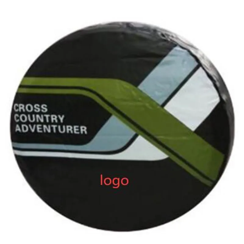 1 قطعة سيارة الثقيلة بولي Leather الجلود غطاء الإطارات الاحتياطية حامي لتويوتا لاند كروزر 14 ''15" 16 "17" بوصة عجلة الملحقات