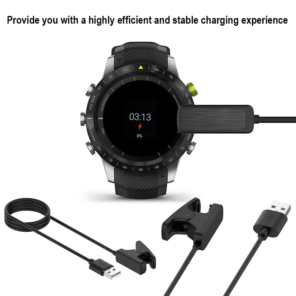 1m USB 충전 충전기 데이터 케이블 코드 Garmin MARQ-Driver/MARQ-Aviator/MARQ-Captain/MARQ-Expedition 스마트 워치