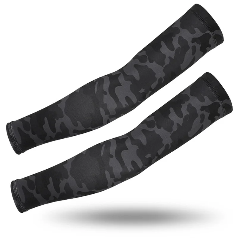 Meryl CAMO Sports Arm Warmers, Basketball, Gaming Elbow Tattoo Sleeve, Running, Cycling Sleeves, Cuffs Safety Gear, Camping