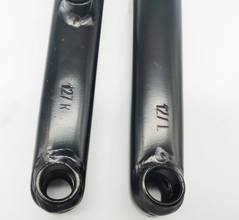 Taozik 127 MM Bmx Bike Crank Set Suit With Bottom Bracket Crom Steel Flatland Bike Chain Wheel Arm
