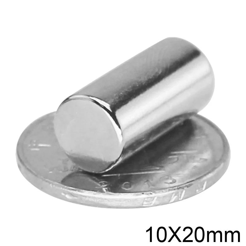 2/5/10/20/30PCS 10x20 Super Powerful Strong Magnetic Magnets Thick Permanent Neodymium Magnets 10x20mm Round Magnet 10*20