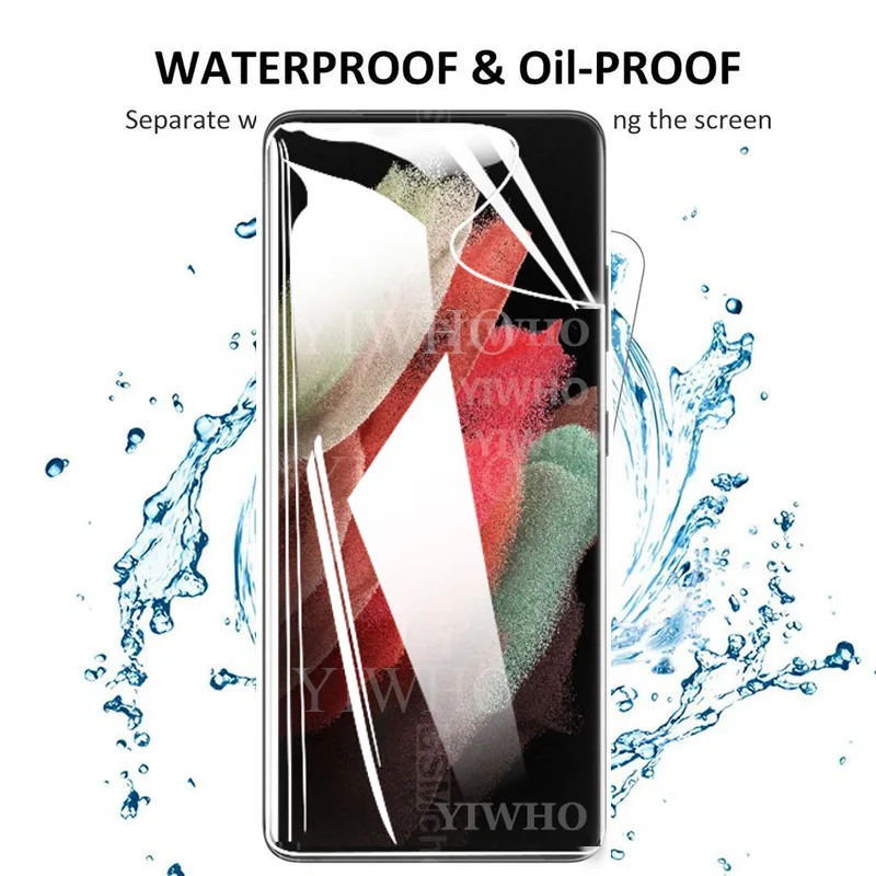 Protective for Samsung Galaxy S21 Ultra 5G Hydrogel Screen Protector Film Tempered Glass for Samsung S21ultra Camera Lens Film image 2