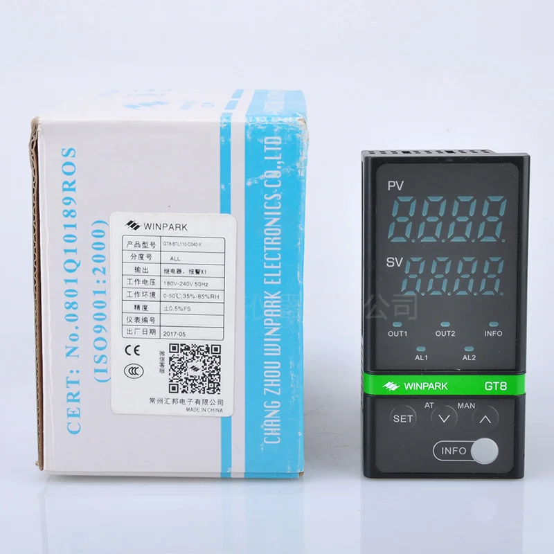 Imagem -02 - Medidor de Controle de Temperatura Inteligente Gt8-btl110-co00-x-relay Gt8-btl110-co40-x Gt8-btl110-cooo-x Gt8-btl121-c045-x Winpark. Gt8