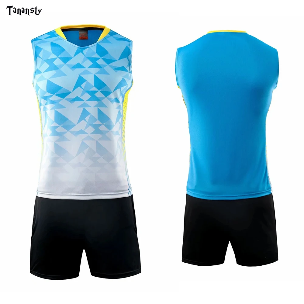 2020 Volleyball Set Uniforms sleeveless Shirts with shorts Men Women badminton shirt Tennis jerseys Team training Top quality