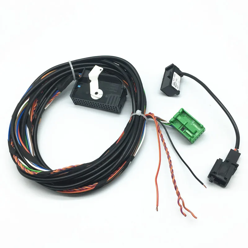 

For RCD510 RNS510 Car Bluetooth Wiring Harness Cable Microphone Kit 9W2 9W7 9ZZ Bluetooth Module Cable For Passat Golf Tiguan