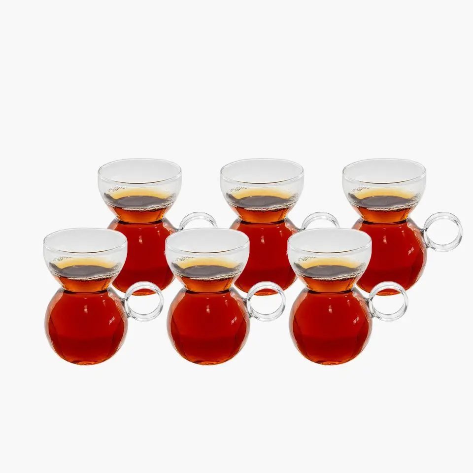 DOLBOVIYakut Borosilicate Glass 6 pieces Tea cup Pad mug кружка coffee cup cup اكواب قهوه tazas