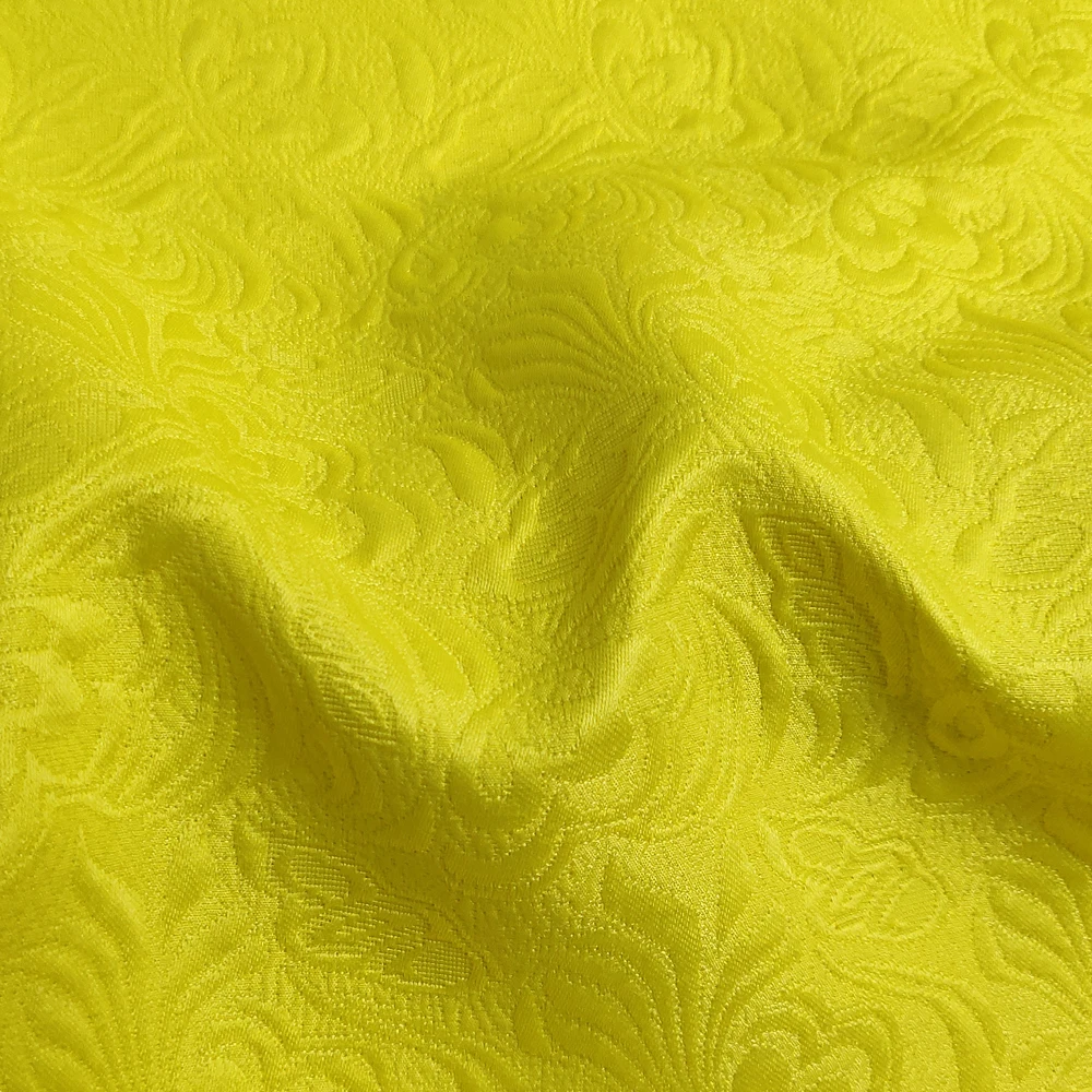 1 meter X 1.4 meter Butterfly Floral Embossed Material Thick Cotton Polyester Cloth Upholstery 3d Jacquard Fabric For Suit