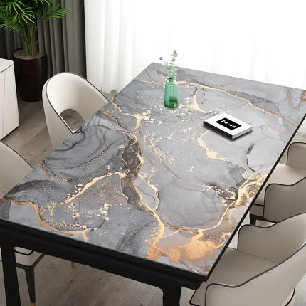 Light Luxury Style Silicone Tablecloth Anti-scalding And Heat-insulating Tea Table Cushion Table Mat Table Cover Home Decoration