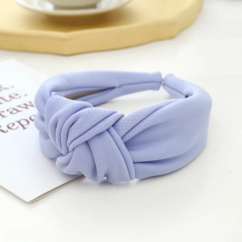 Women Girls Soft Fabric Big Knot Hairband Headband  for Women Girls Hair Accessories