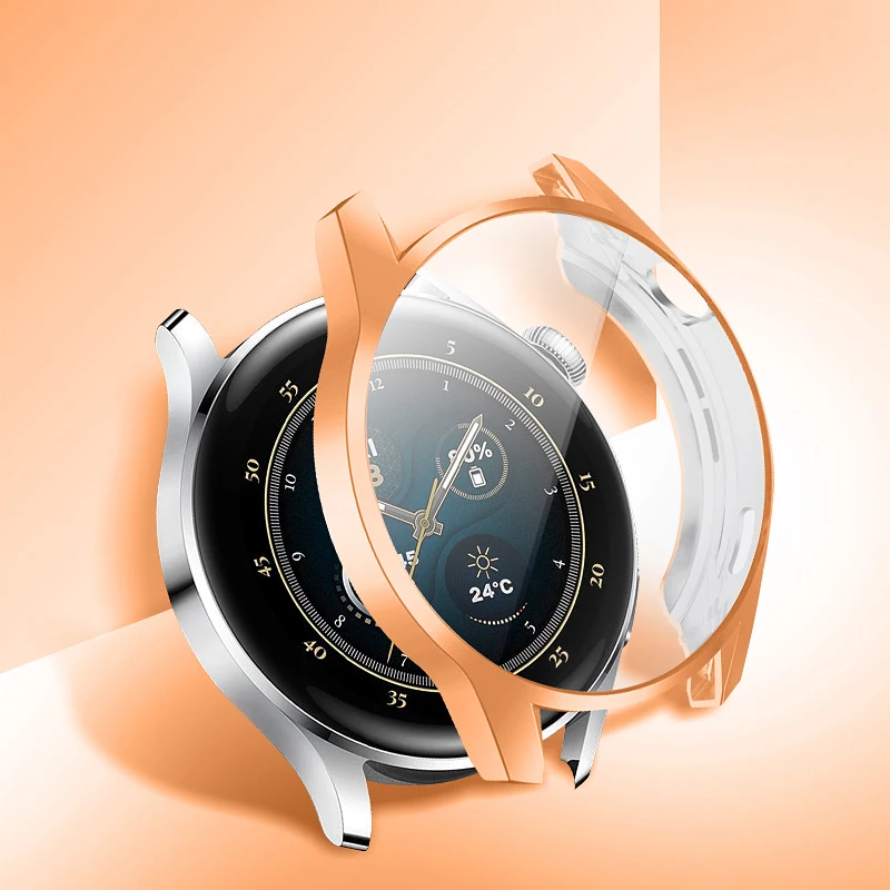 Custodia protettiva per schermo intero in TPU moda per huawei watch3 46mm /3 pro Smart Watch Custodie per paraurti per Watch 3 Pro 48mm