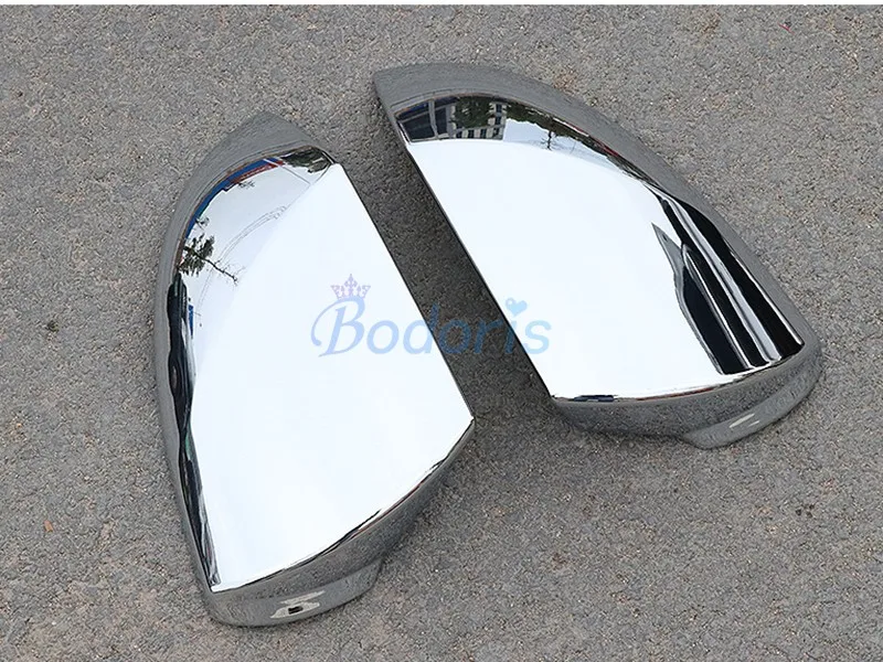 Door Mirror Cover Rearview Moulding Caps Rear View Overlay Panel Chrome Frame For Hyundai Elantra CN7 2020 2021 Auto Accessories