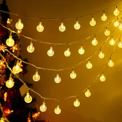 Led String Lights Fairy Gypsophila Bubble Ball Lamp Holiday Lighting Garland Battery USB Indoor For Christmas Wedding Decoration