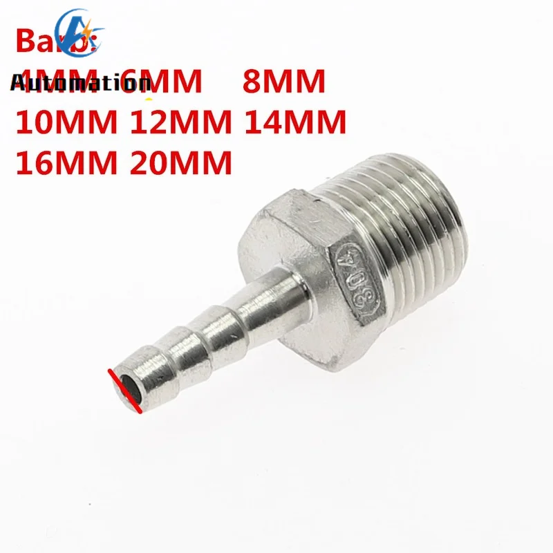 6 8 10 12mm hortum diken kuyruk 1/8 \