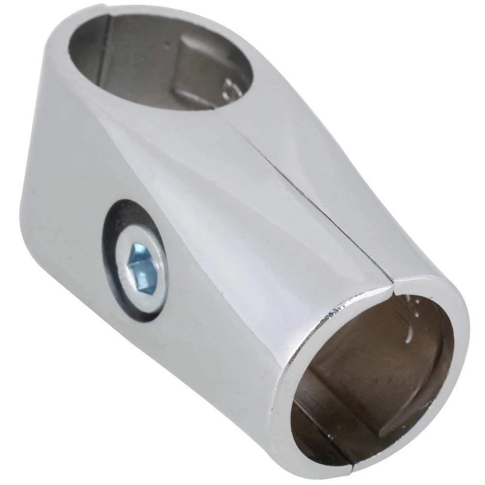 Silber 25mm Innen-Ø Zwei-weg Regal Display Rack Gerüst Rohr Stecker Aluminium Legierung Rohr Armaturen Pack von 2