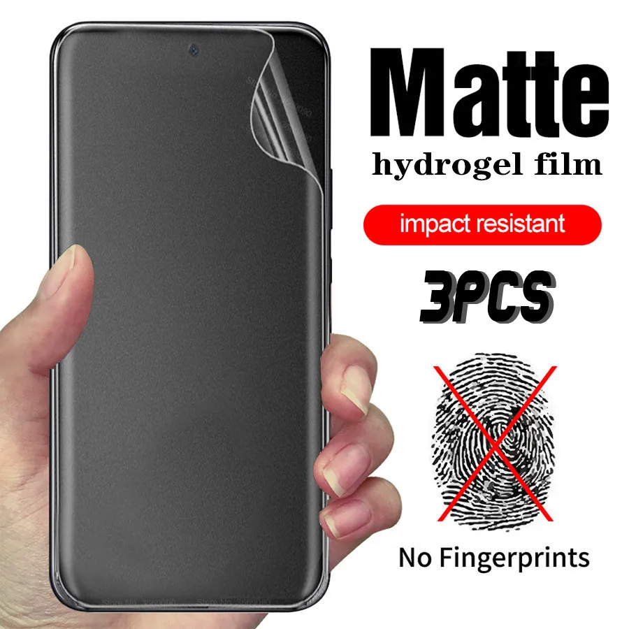 Filme Matte de Hidrogel para Google Pixel 9 Pro XL, Capa Completa, Protetor de Tela, Não Vidro, 3 Unidades