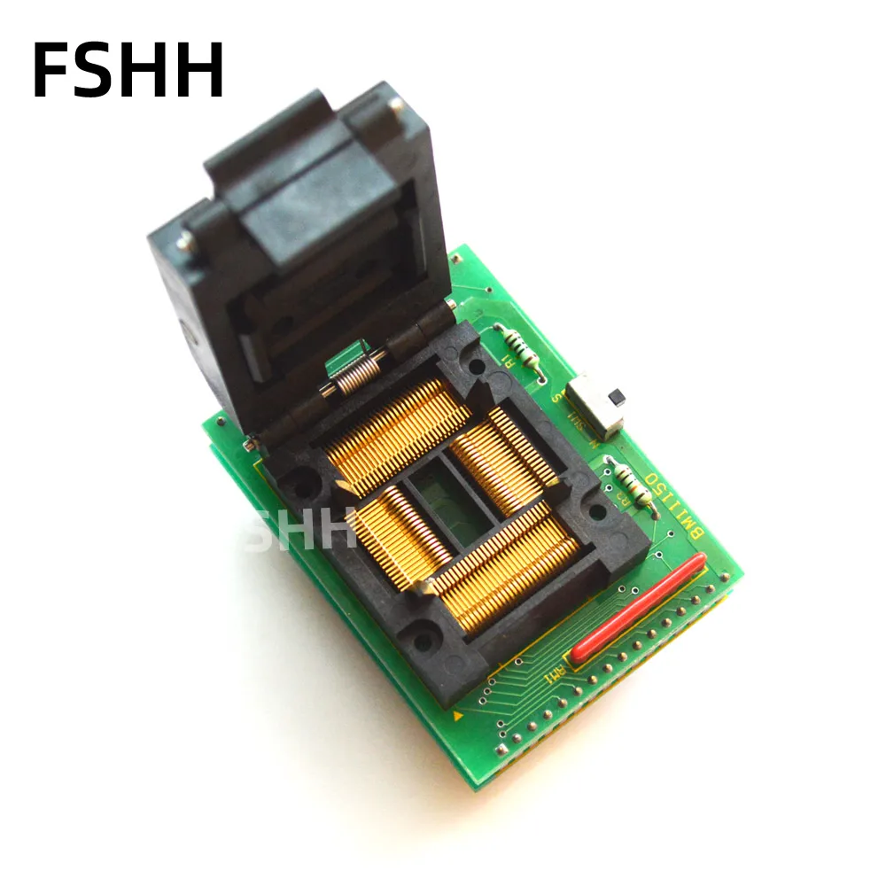 

BM11150 Programmer Adapter PM-RTC005-366A IC51-1004-814-2 QFP100 LQFP100 TQFP100 Adapter IC Test Socket