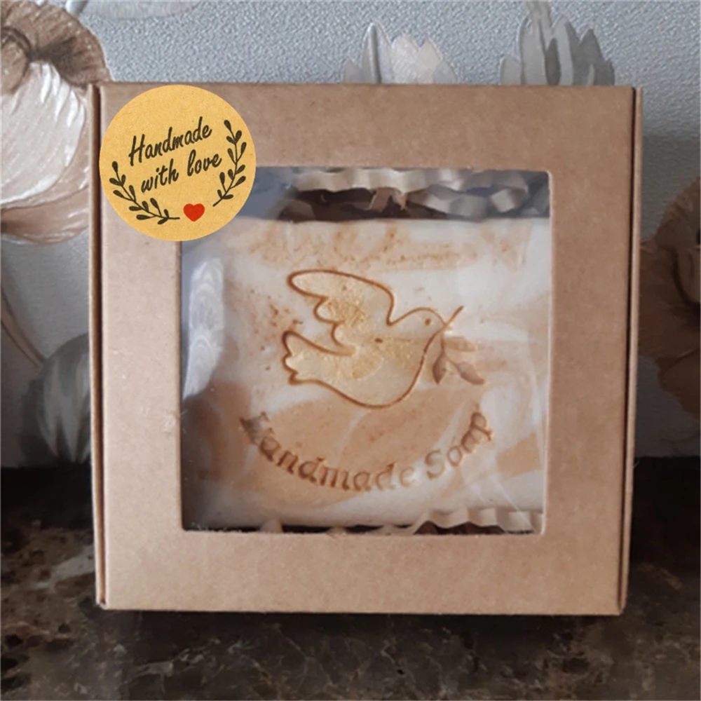 الجولة اليدوية مع الحب ملصقات ورق ذاتي اللصق ورقة ملصق الخبز الديكور التسمية مهرجان حفلة هدية الديكور التسمية