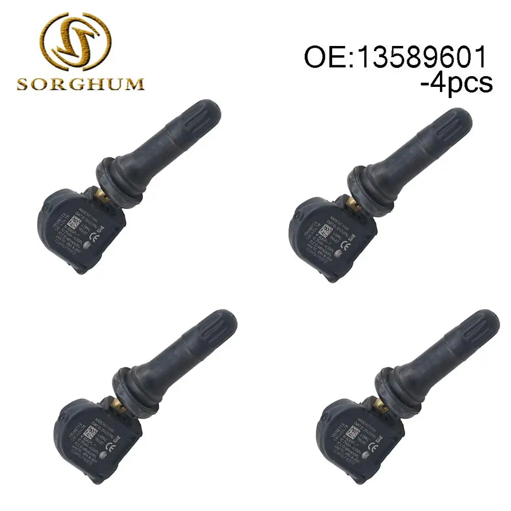 

4 шт. 13589601 датчик давления в шинах (TPMS) 433 МГц подходит для Cadillac CT6 XT5 SRX для Chevrolet Malibu Opel