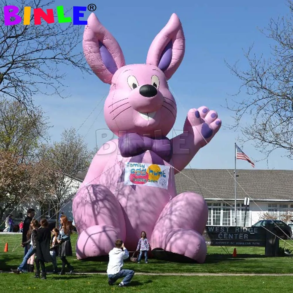 2022 Hot sale giant inflatable easter bunny easter rabbit for Easter decoration