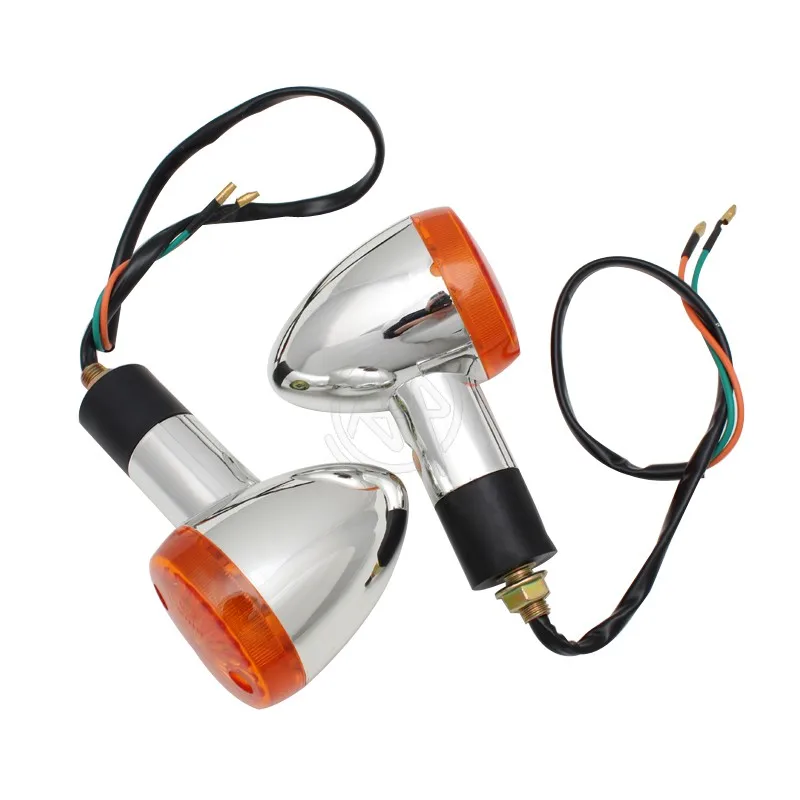 Motorcycle Universal Front Rear 10mm Turn Signal Lights for Honda Harley Kawasaki Suzuki Yamaha Street Standard Custom Bike view 5