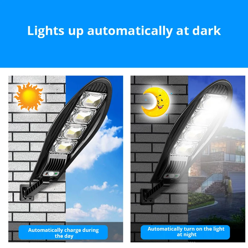 100000LM Powerful Solar Light Outdoor IP65 Waterproof 5000W Street Lights Motion Sensor Solar Home Garden Induction Wall Lantern