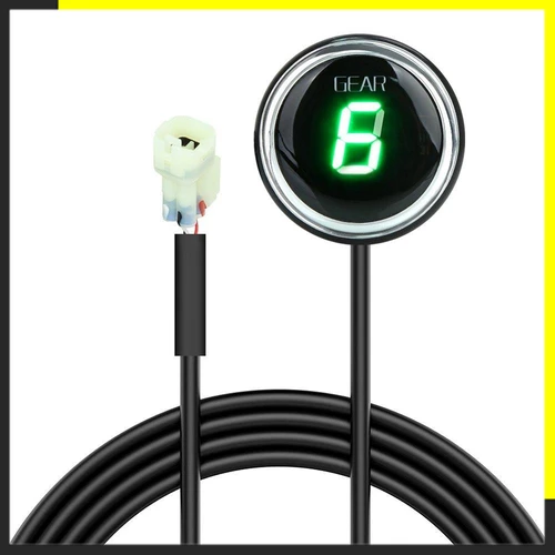 Indicador de marcha redondo para kawasaki versys 650 1000 2012 2013 2014 2015 2016 2017 pantalla de engranaje de 1-6 niveles Plug & Play