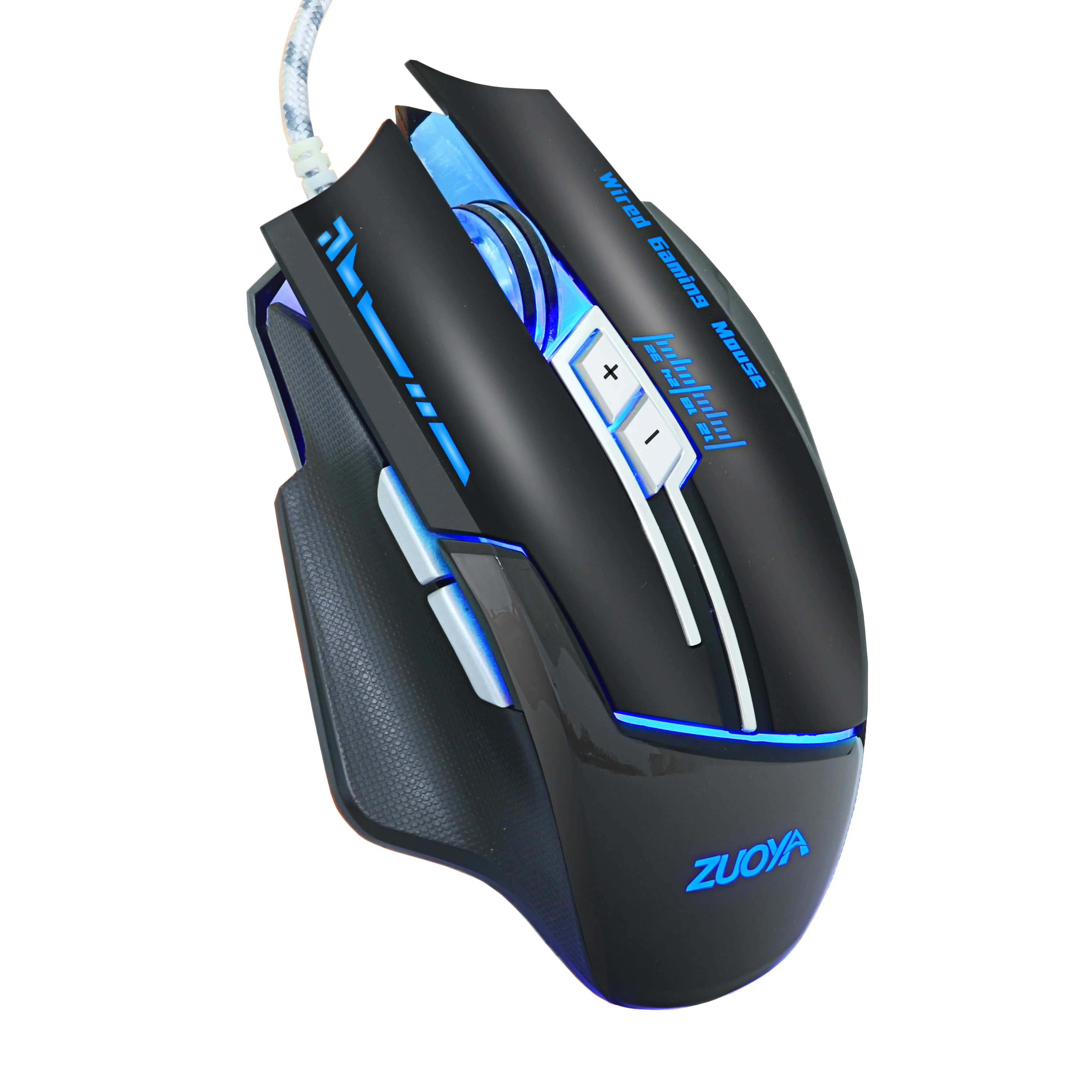 ZUOYA Mouse da gioco DPI regolabile LED luminoso cablato ottico USB Gamer Mouse gioco Mause per PC Computer Laptop professionale