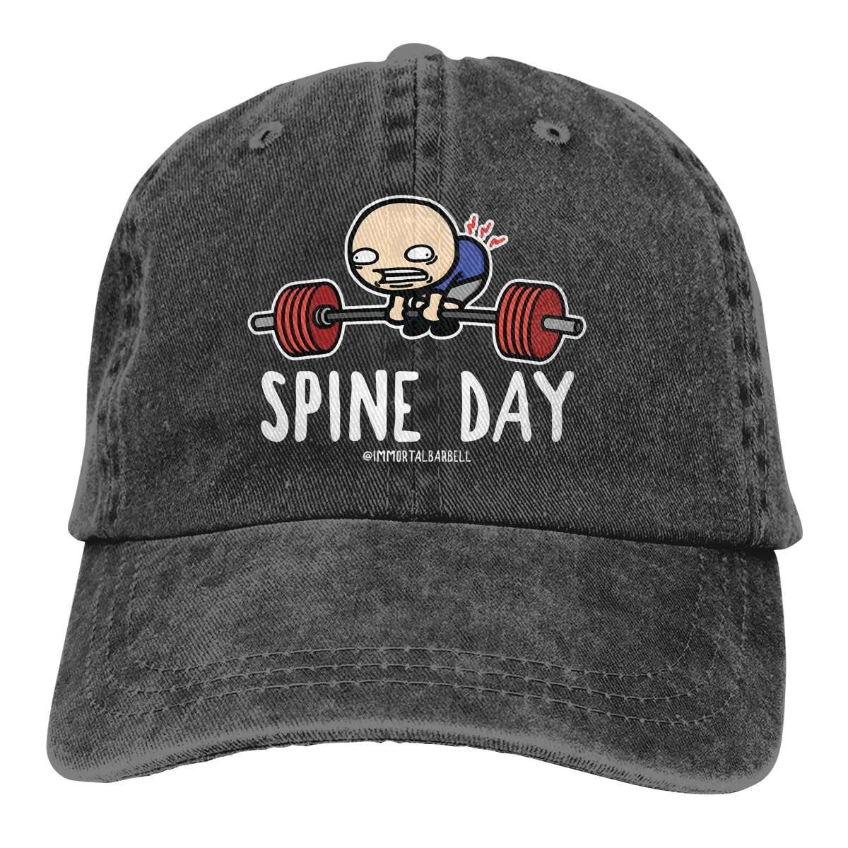 Spine Day Baseball Cap Men Bodybuilding Ripped Muscle Training Caps colors Women Summer Snapback Caps