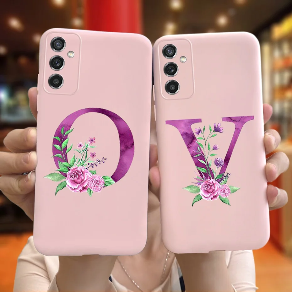 Fashion Letters Phone Case For Samsung M52 5G Case Soft Silicone Back Cover For Samsung Galaxy M52 M 52 M526 SM-M526B 5G Fundas