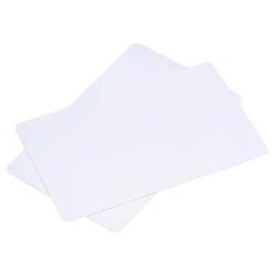 uxcell Blank PVC Cards for ID Badge Printers, Graphics Quality White Plastic CR80 30 Mil (CR8030) Pack of 20