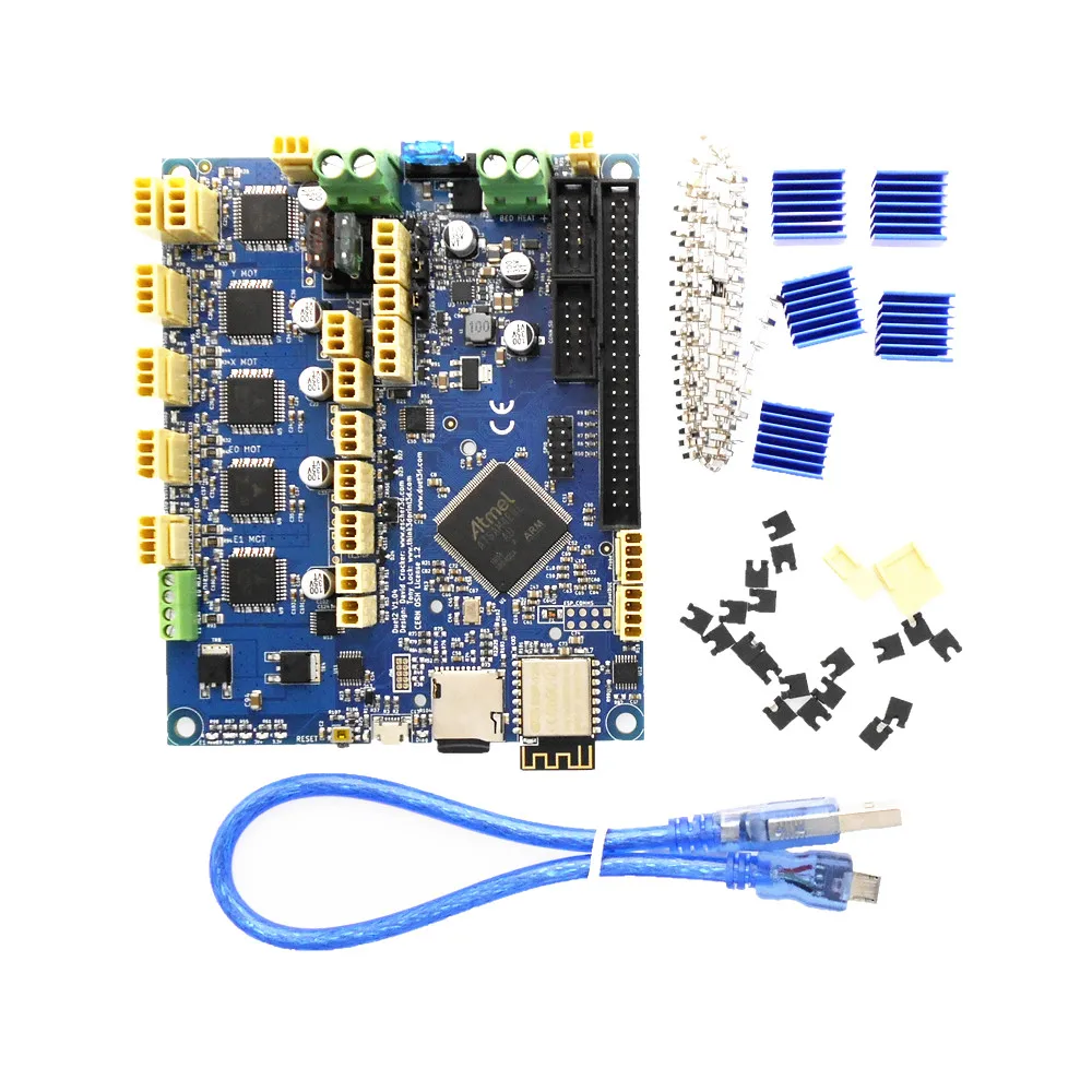 

DuoWeiSi 3D Printer Parts for Duet2 wifi V1.04 32-bit motherboard ESP8266 WIFI module 3D printer accessories