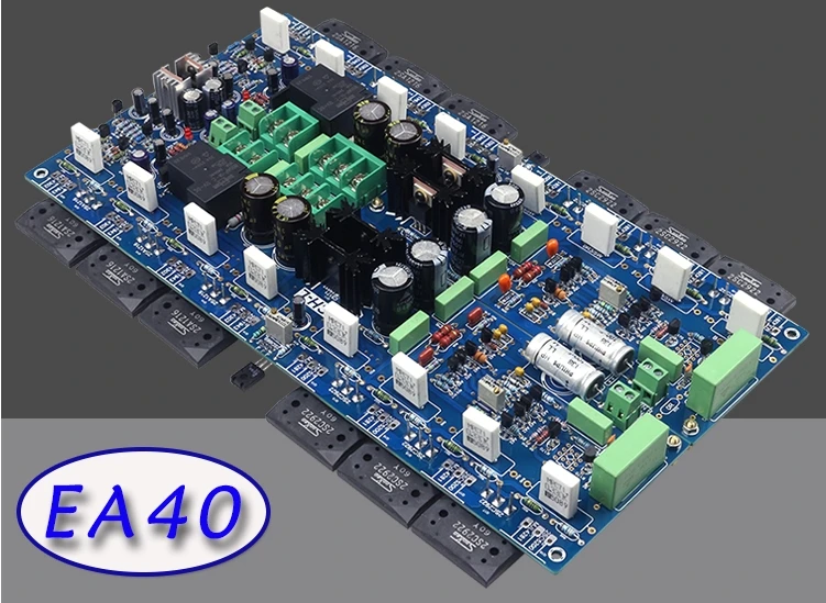 

500W*2 Sanken transistor A1216/C2922 ON MJL4302/4281 Class A amplifier board upgrade Accuphase E405/550/KSA50