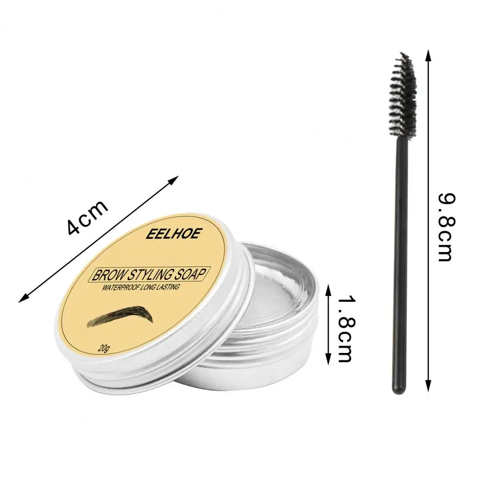 Savon coiffant Transparent pour femmes, 20g/30g/50g, pour sourcils naturels, Transparent, Portable, 3D, incolore, étanche