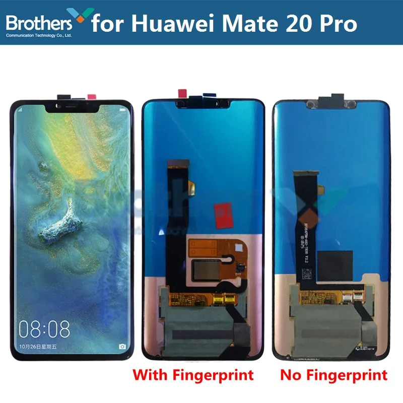 LCD Screen for Huawei Mate 20 Pro LCD Display for Huawei Mate 20 Pro LCD Assembly With Fingerprint for 8G Touch Screen Digitizer