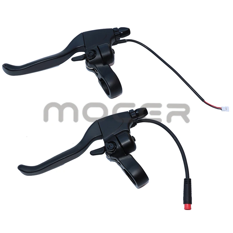 

Aluminum alloy Bicycle Brake Handle integrated bell design brake lever pre-compressed disc brake lever with cable